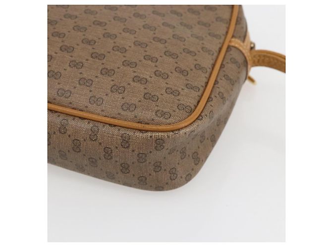 GUCCI Pochette Micro GG Supreme PVC Beige Oro 014 58 0097 Auth fm5160 D'oro - vista 15