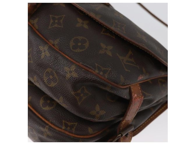 LOUIS VUITTON Borsa a Spalla Monogram Saumur 30 M42256 LV Auth ka2544 Monogramma - vista 16