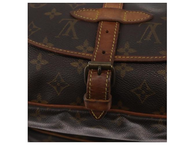 LOUIS VUITTON Borsa a Spalla Monogram Saumur 30 M42256 LV Auth ka2544 Monogramma - vista 17