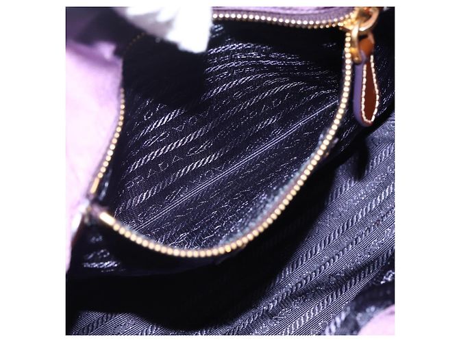 PRADA Borsa a mano in nylon viola oro Auth ep13355 D'oro Porpora - vista 20