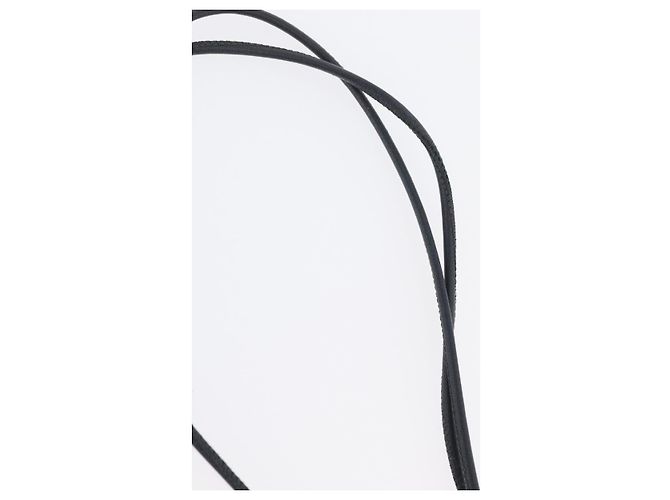 Hermès HERMES Il Mio Piccolo Collana Kelly PM Pelle Nera Auth 170847M Nero - vista 13