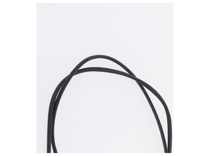 Hermès HERMES Il Mio Piccolo Collana Kelly PM Pelle Nera Auth 170847M Nero - vista 14