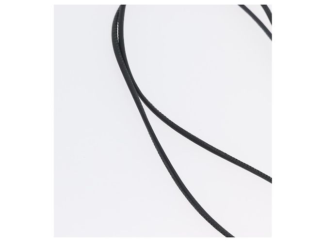 Hermès HERMES Il Mio Piccolo Collana Kelly PM Pelle Nera Auth 170847M Nero - vista 15