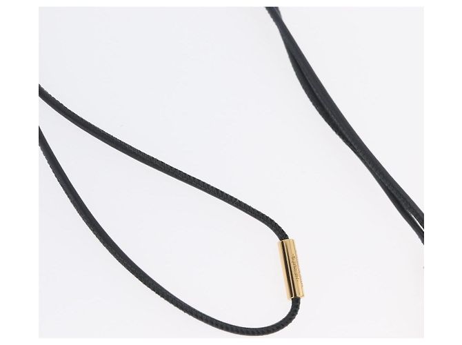 Hermès HERMES Il Mio Piccolo Collana Kelly PM Pelle Nera Auth 170847M Nero - vista 16
