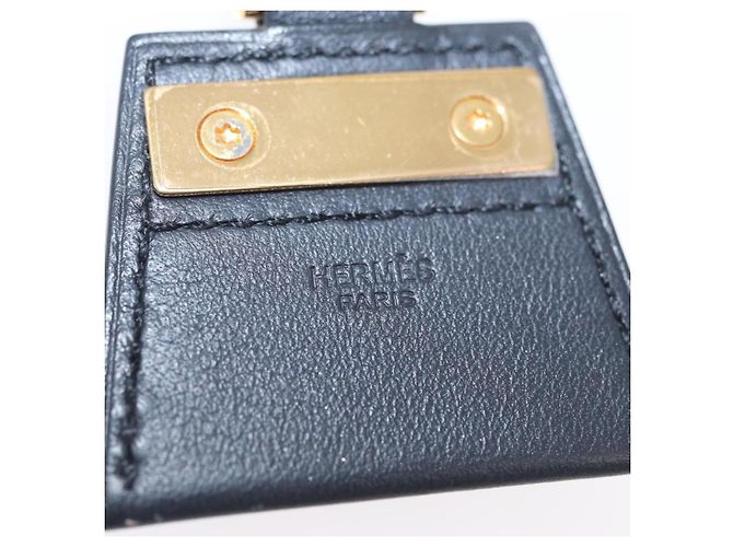 Hermès HERMES Il Mio Piccolo Collana Kelly PM Pelle Nera Auth 170847M Nero - vista 17