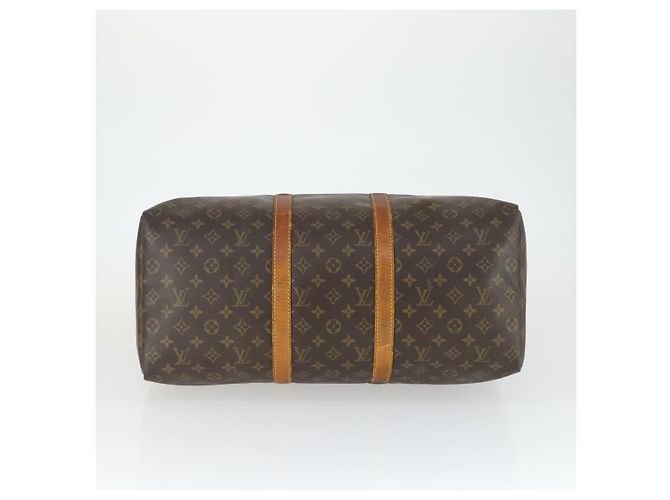 LOUIS VUITTON Borsa Boston Monogram Keepall 50 M41426 LV Auth 171390 Monogramma - vista 5