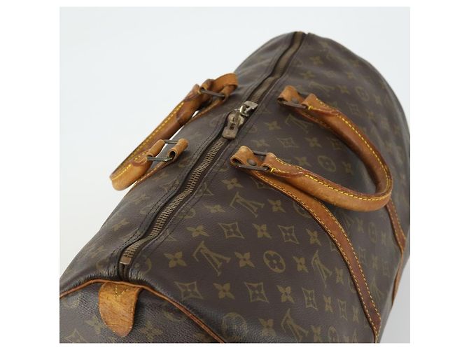 LOUIS VUITTON Borsa Boston Monogram Keepall 50 M41426 LV Auth 171390 Monogramma - vista 6
