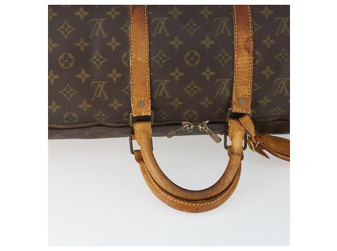 LOUIS VUITTON Borsa Boston Monogram Keepall 50 M41426 LV Auth 171390 Monogramma - vista 7