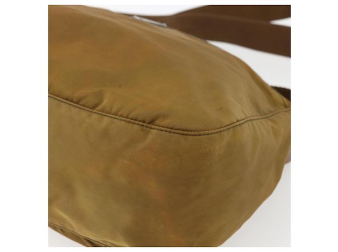 Borsa a Spalla PRADA Nylon Beige Argento Autentica 173279 - vista 14