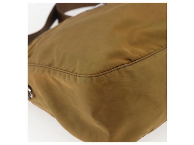 Borsa a Spalla PRADA Nylon Beige Argento Autentica 173279 - vista 15