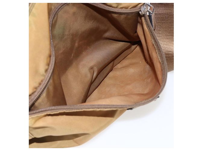 Borsa a Spalla PRADA Nylon Beige Argento Autentica 173279 - vista 24