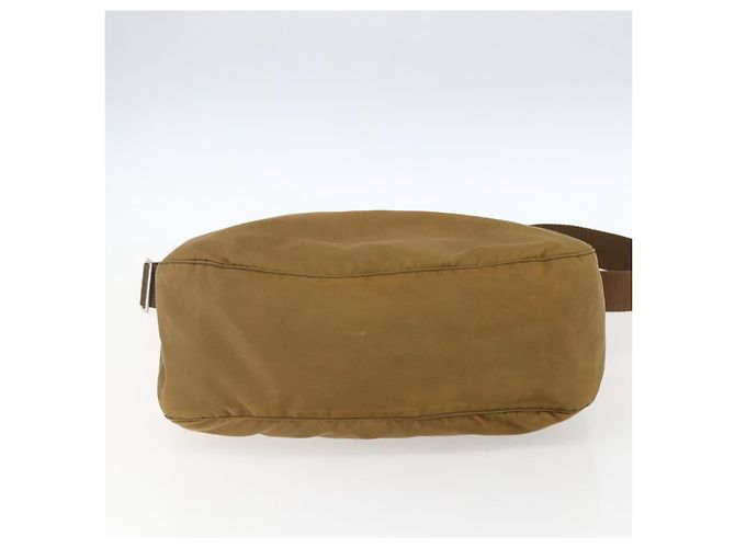 Borsa a Spalla PRADA Nylon Beige Argento Autentica 173279 - vista 5
