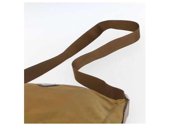 Borsa a Spalla PRADA Nylon Beige Argento Autentica 173279 - vista 8