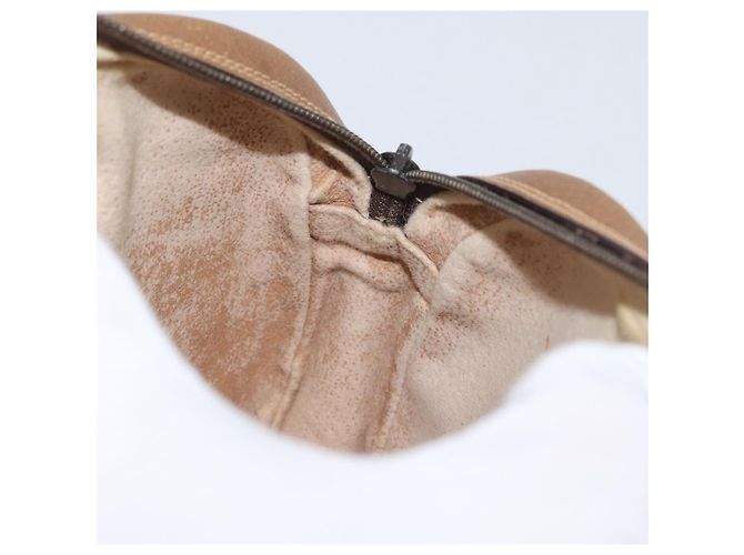 Borsa a Spalla GUCCI GG Plus Supreme PVC Beige Oro Auth 173465 D'oro - vista 18