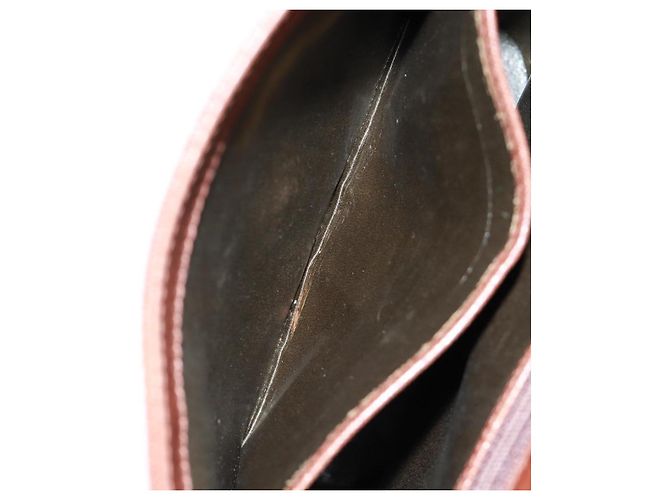Autre Marque Borsa a spalla a catena in pelle marrone dorato Auth 173250V D'oro - vista 23