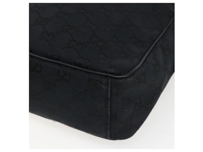 Borsa a Spalla GG Canvas Gucci Nera Argento 018 1612 Auth 173500 Nero - vista 15