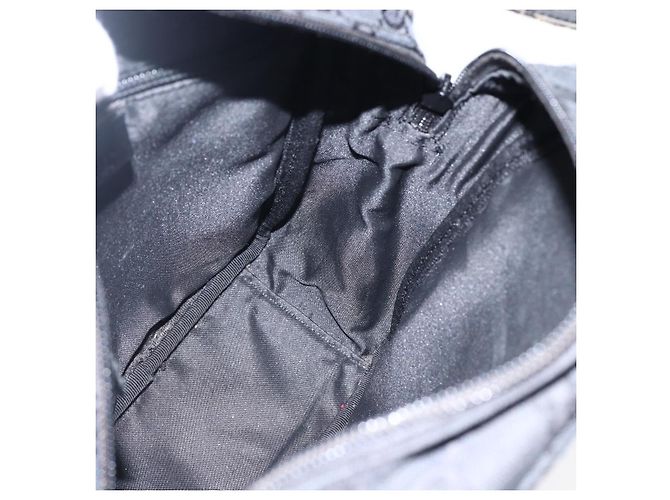 Borsa a Spalla GG Canvas Gucci Nera Argento 018 1612 Auth 173500 Nero - vista 20