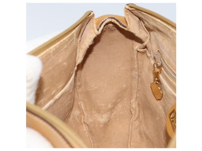 Bolsa Sherry Line em PVC Bege Micro GG Supreme Web da GUCCI 001 115 0918 Auth BA10601 Dourado - vista 20
