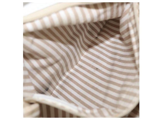 Borsa a Spalla LOEWE in Pelle Bianca Argento Auth bs33492 Bianco - vista 21