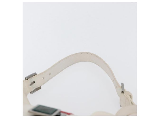 Borsa a Spalla LOEWE in Pelle Bianca Argento Auth bs33492 Bianco - vista 8