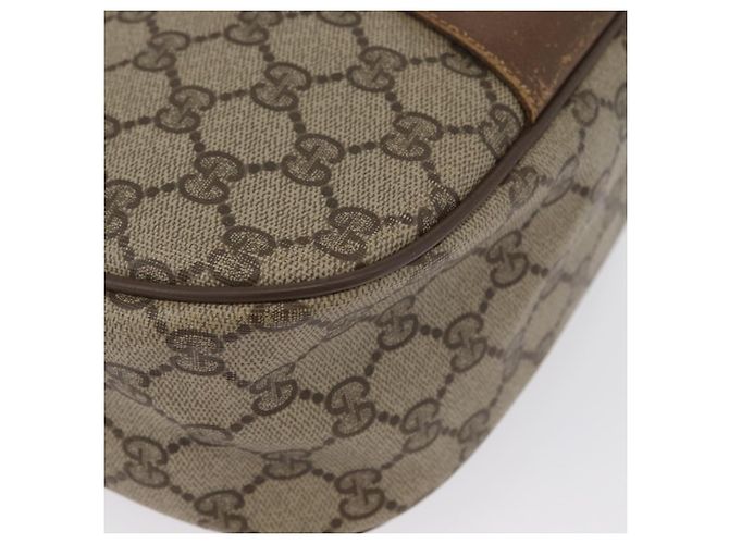 Gucci GG Supreme Web Sherry Line Tasche PVC Beige Gold 56 02 032 Auth bs33419 Golden - Ansicht 15