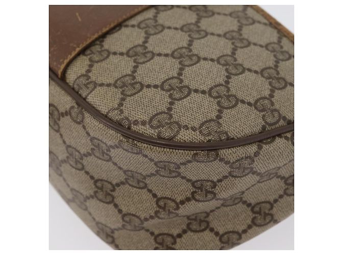 Gucci GG Supreme Web Sherry Line Tasche PVC Beige Gold 56 02 032 Auth bs33419 Golden - Ansicht 16