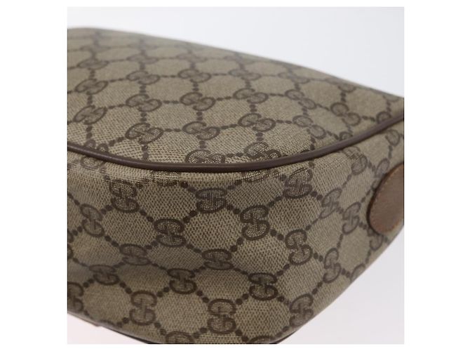 Gucci GG Supreme Web Sherry Line Tasche PVC Beige Gold 56 02 032 Auth bs33419 Golden - Ansicht 18