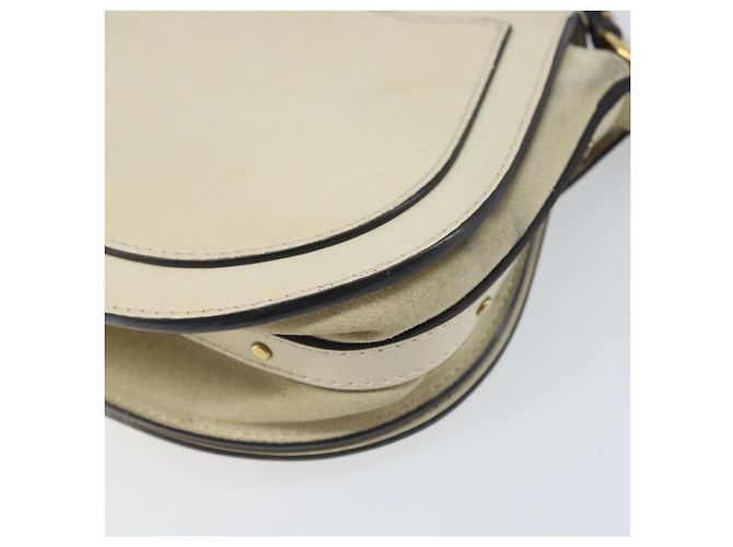 Chloé Borsa a mano Chloe Nile in pelle 2 in 1 avorio oro Auth 169835 D'oro Crudo - vista 17