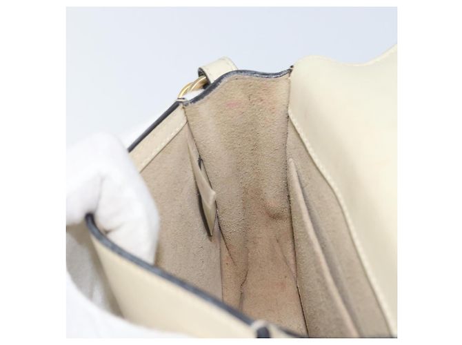 Chloé Borsa a mano Chloe Nile in pelle 2 in 1 avorio oro Auth 169835 D'oro Crudo - vista 22