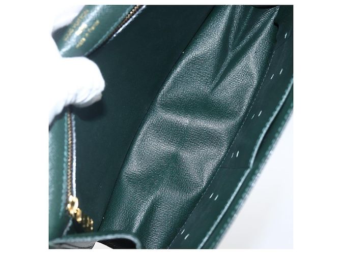 LOUIS VUITTON Pochette Kourad in Taiga Borsa Clutch Épicea M30194 LV Auth th6596 - vista 9