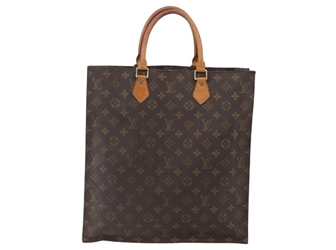 LOUIS VUITTON Borsa Sac Plat Monogram M51140 LV Auth ka2515 Monogramma - vista 2