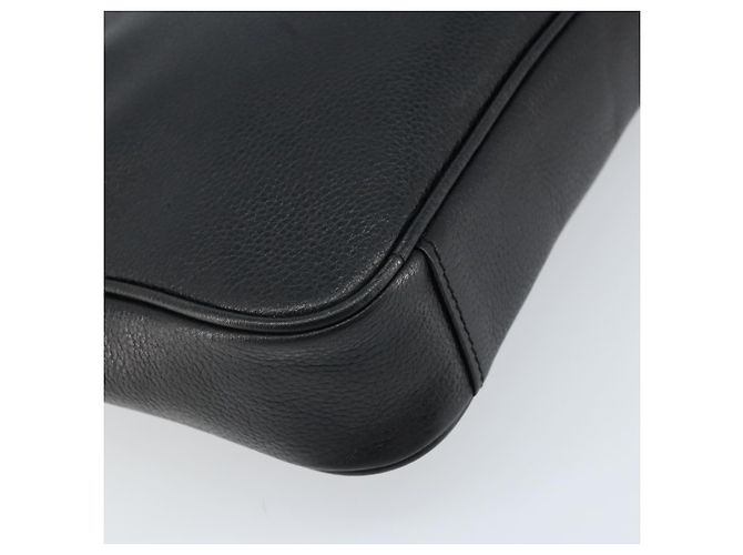 Borsa da lavoro in pelle nera e argento Burberry Auth bs33513 Nero - vista 15