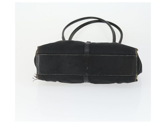 Borsa GUCCI Nylon 2 Set Kaki Nero Auth ti3748 Cachi - vista 7