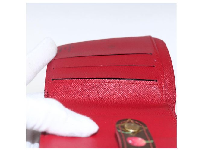 LOUIS VUITTON Monogram Cherry Compact Zip Bifold Wallet M95005 LV Auth 165814V - view 19