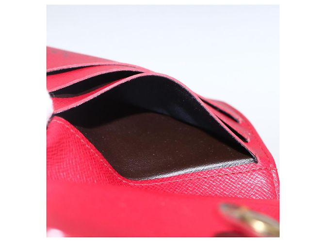 LOUIS VUITTON Monogram Cherry Compact Zip Bifold Wallet M95005 LV Auth 165814V - view 20
