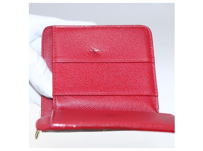LOUIS VUITTON Monogram Cherry Compact Zip Bifold Wallet M95005 LV Auth 165814V - view 21