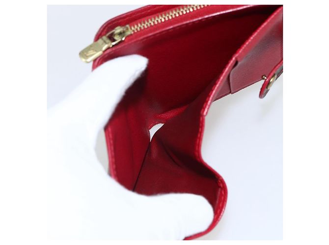 LOUIS VUITTON Monogram Cherry Compact Zip Bifold Wallet M95005 LV Auth 165814V - view 23