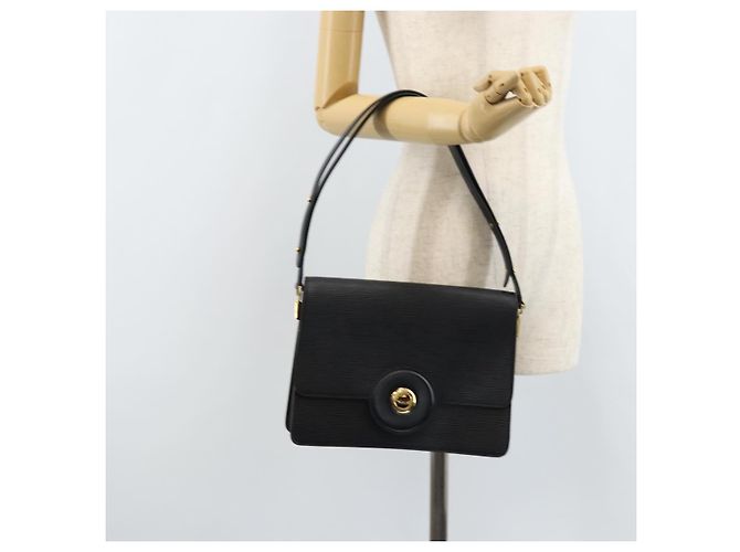 LOUIS VUITTON Epi Free Run Schultertasche Schwarz M52402 LV Auth ep13349 - Ansicht 23