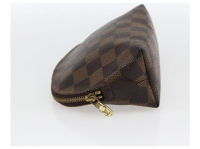 LOUIS VUITTON Pochette Cosmetica PM Damier Ebene N47516 Auth LV 166844 - vista 3
