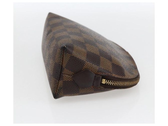 LOUIS VUITTON Pochette Cosmetica PM Damier Ebene N47516 Auth LV 166844 - vista 4