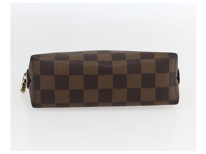 LOUIS VUITTON Pochette Cosmetica PM Damier Ebene N47516 Auth LV 166844 - vista 6