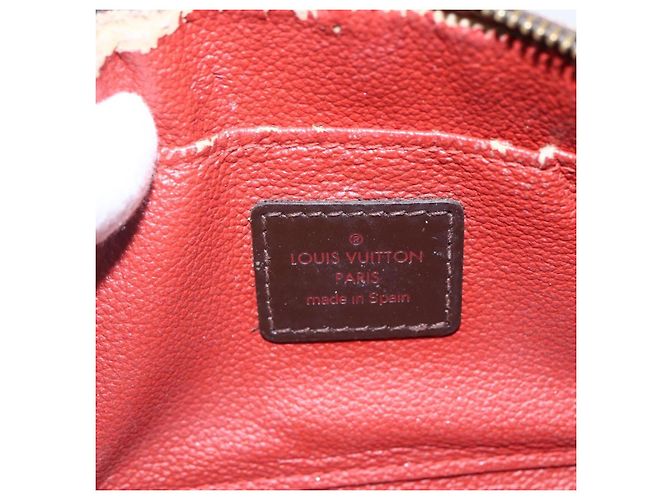 LOUIS VUITTON Pochette Cosmetica PM Damier Ebene N47516 Auth LV 166844 - vista 9