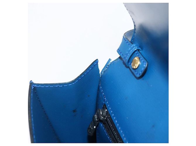 LOUIS VUITTON Epi Pochette Arche Borsa a Spalla Blu M52575 LV Auth ka2567 - vista 10