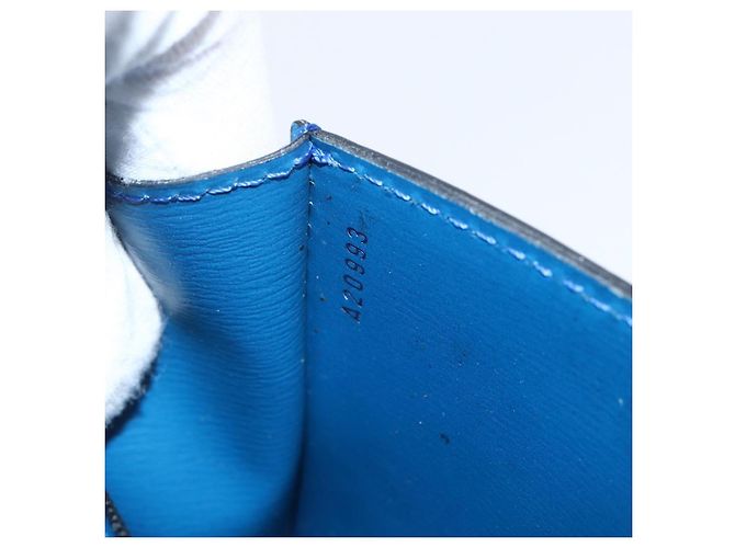 LOUIS VUITTON Epi Pochette Arche Borsa a Spalla Blu M52575 LV Auth ka2567 - vista 12
