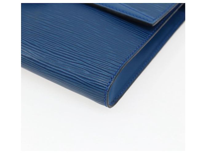 LOUIS VUITTON Epi Pochette Arche Borsa a Spalla Blu M52575 LV Auth ka2567 - vista 14