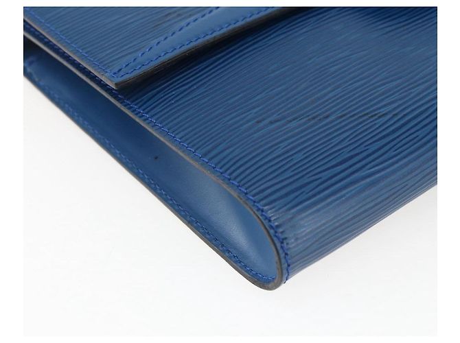 LOUIS VUITTON Epi Pochette Arche Borsa a Spalla Blu M52575 LV Auth ka2567 - vista 15