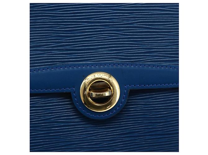 LOUIS VUITTON Epi Pochette Arche Borsa a Spalla Blu M52575 LV Auth ka2567 - vista 18