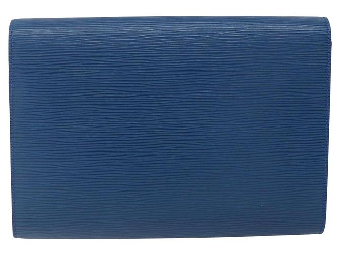 LOUIS VUITTON Epi Pochette Arche Borsa a Spalla Blu M52575 LV Auth ka2567 - vista 2