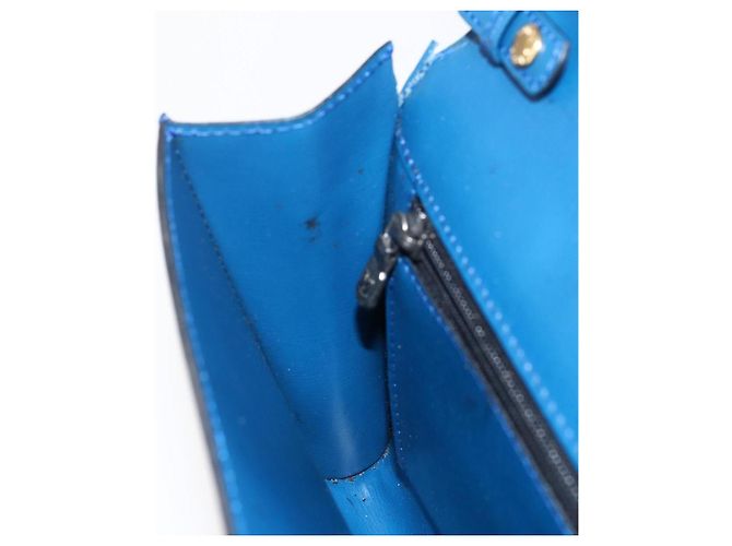 LOUIS VUITTON Epi Pochette Arche Borsa a Spalla Blu M52575 LV Auth ka2567 - vista 22