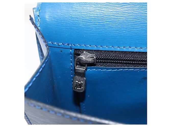 LOUIS VUITTON Epi Pochette Arche Borsa a Spalla Blu M52575 LV Auth ka2567 - vista 23